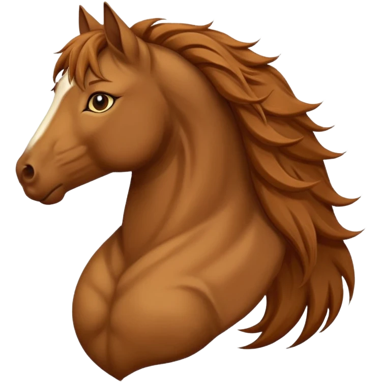 cat head and horse body emoji