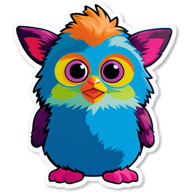 Gay furby emoji