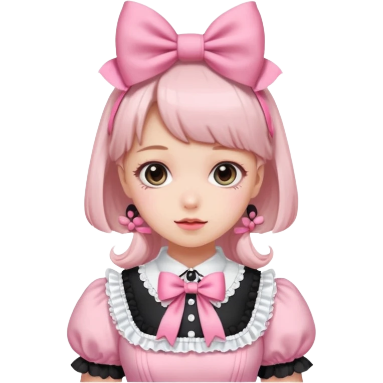 Fiyonklu ve pembe lolita g emoji