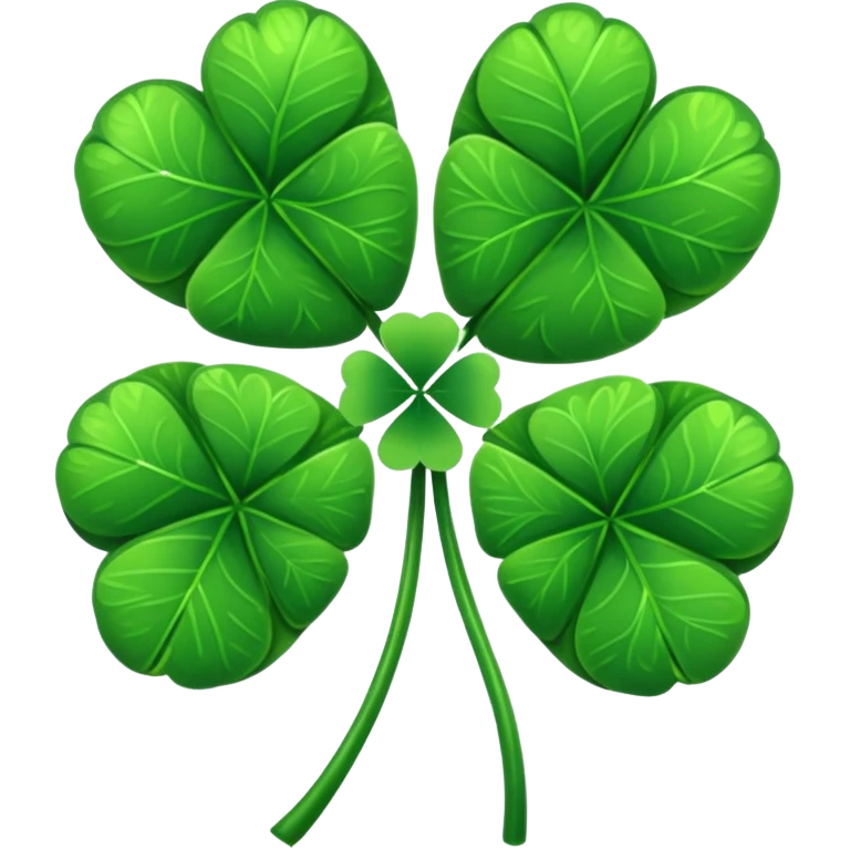 Four leaf clover emoji