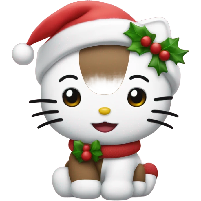 Christmas hello kitty  emoji