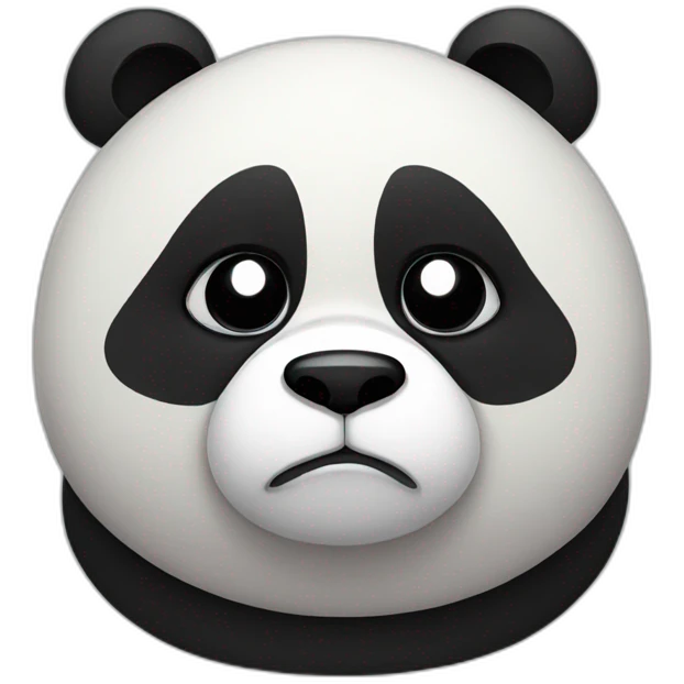sad panda emoji