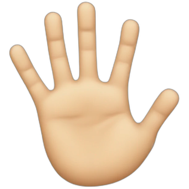Hand With 6 Fingers  emoji