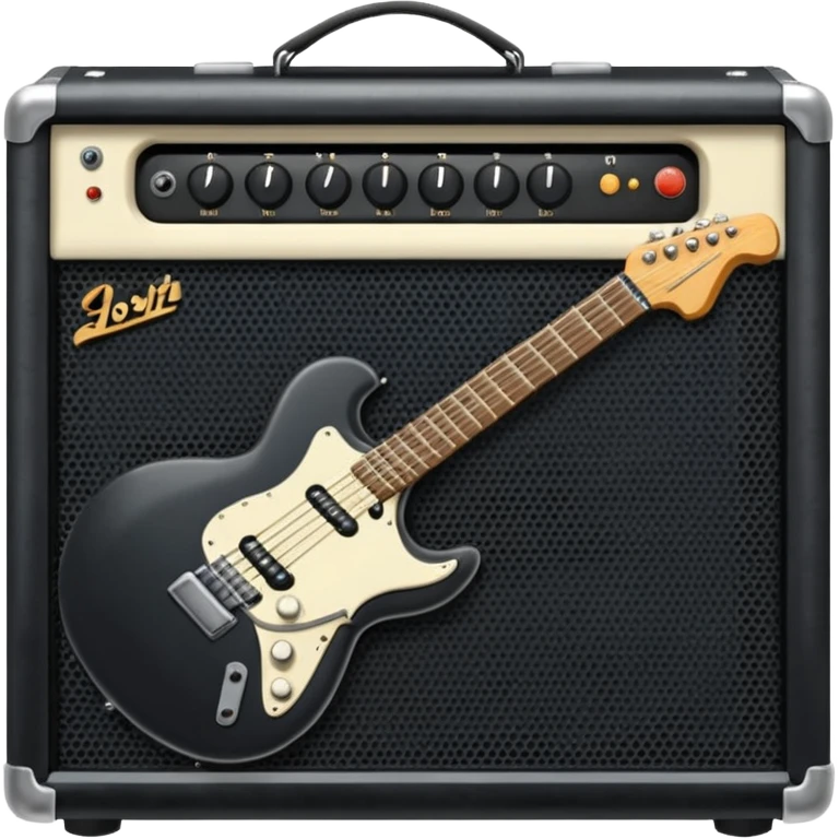 electric guitar amplifier emoji