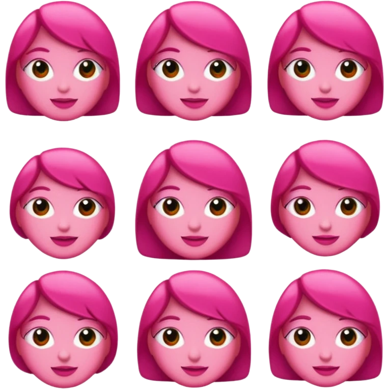 Cerise pink emoji