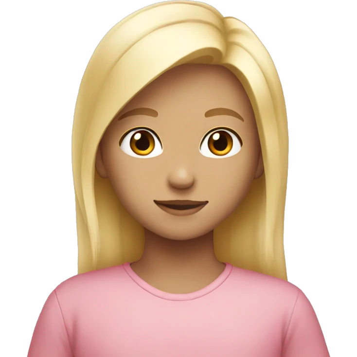 Blonde girl blonde Boy Heart emoji