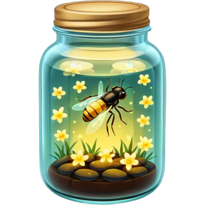 fireflies in a jar emoji