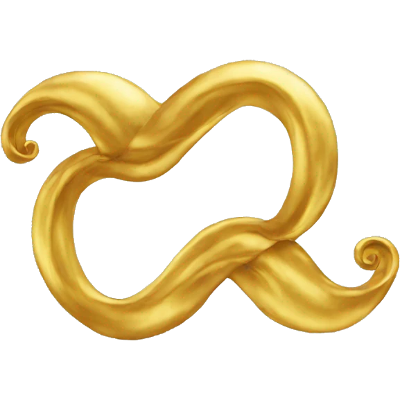 infinito dorado emoji