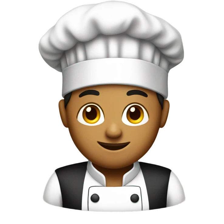 Chef with Q'SON name in uniform emoji