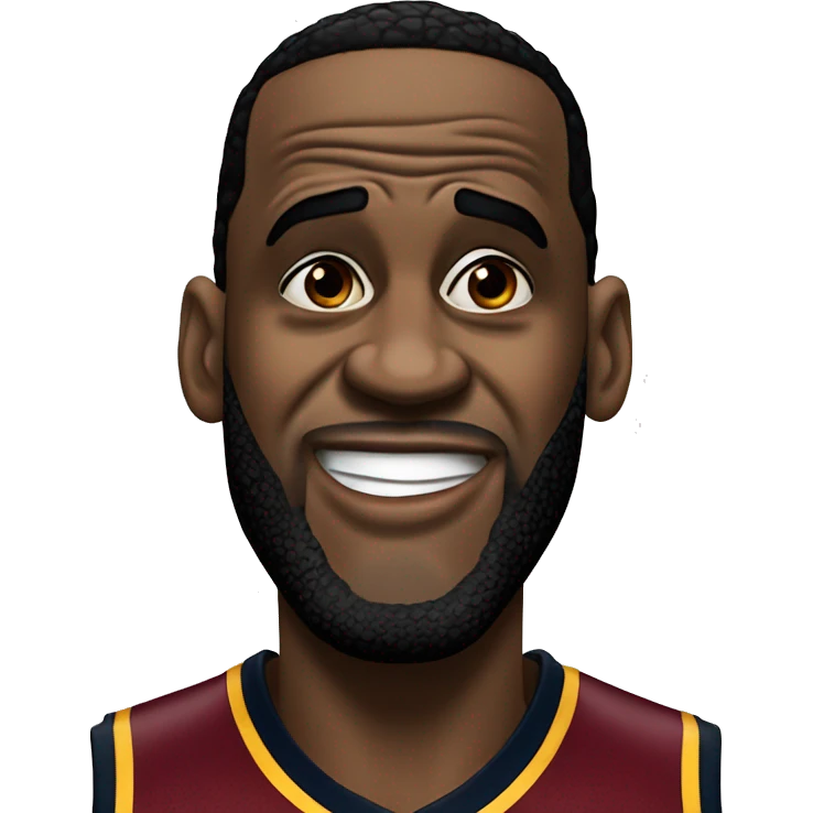 lebron james whippes his nose emoji