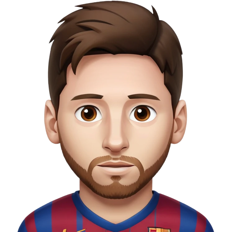 Leo Messi face emoji