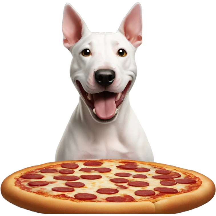 Dominos pizza bull terrier  emoji