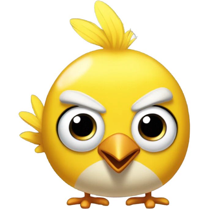 Bubbles from angry birds emoji
