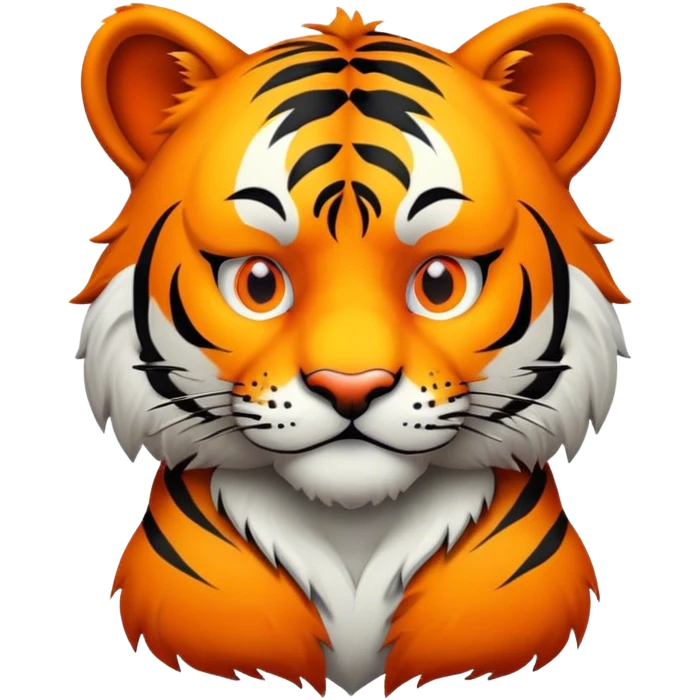 Gangster tiger emoji
