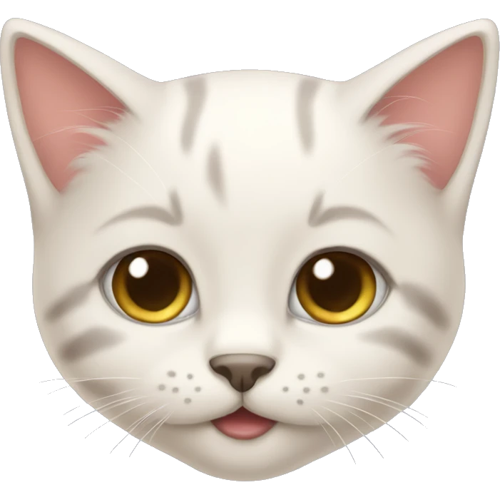 A cute kitten emoji