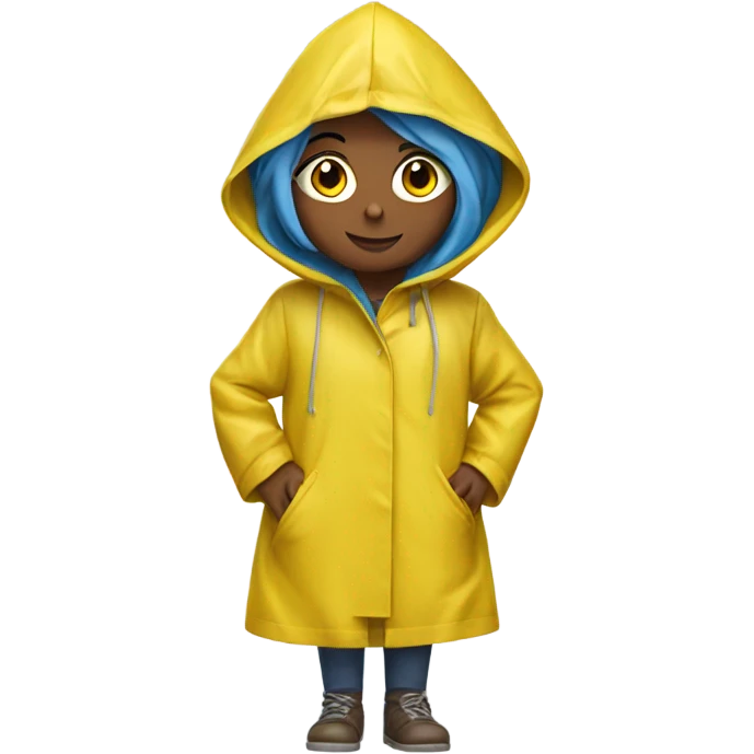 Mable with raincoat  emoji