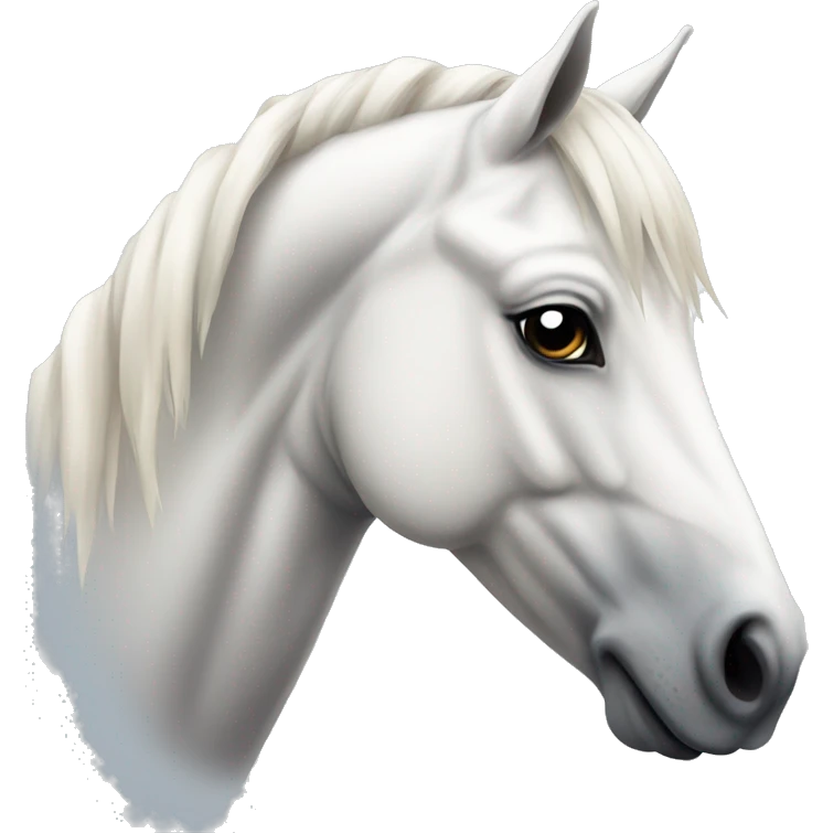 White horse emoji