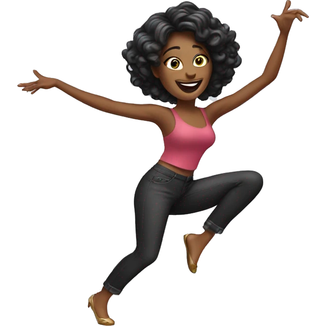 Dancing queen emoji