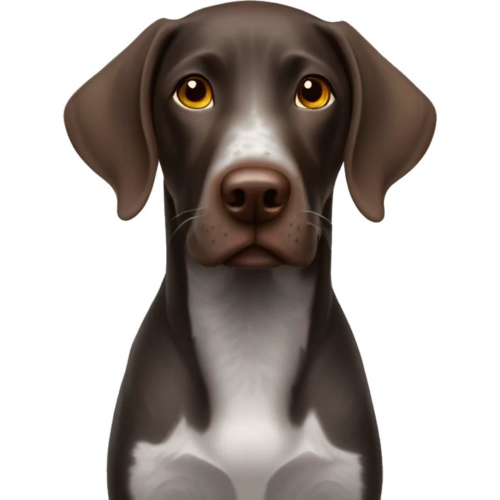 German shorthair heart eyes emoji
