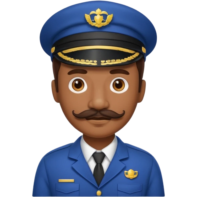 a housekeeper with mustach emoji