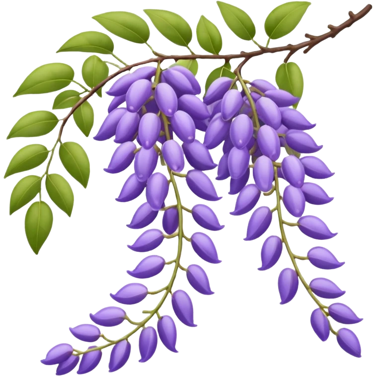 wisteria branch emoji