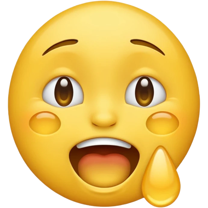 Laugh emoji combine with sad emoji emoji