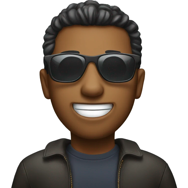 Surprise wearing sunglasses emoji