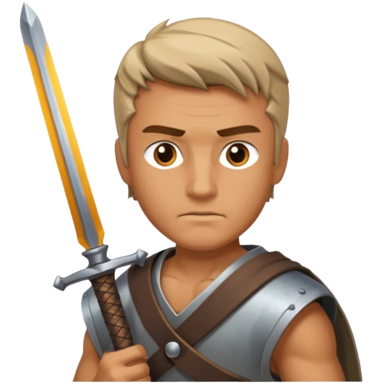 man doing sheathing emoji