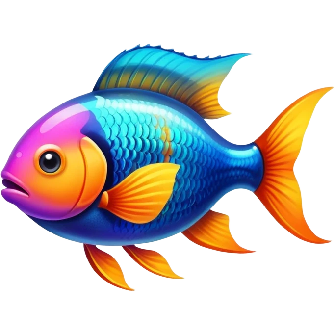 Fish in aqaurium  emoji