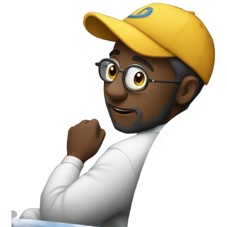 Bubu on coach emoji
