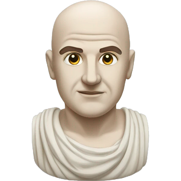 bald greek statue emoji