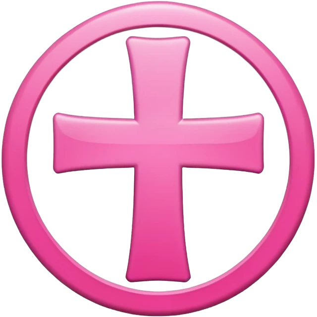 mac os icon pink cross join add emoji