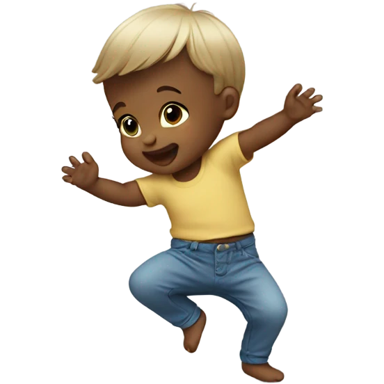Baby dancing emoji