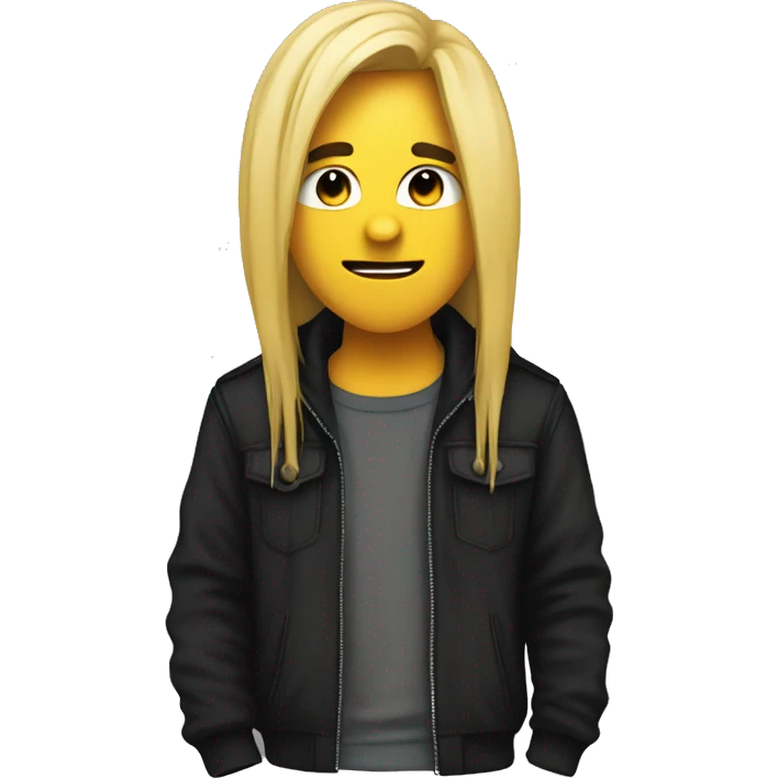 10% emoji in the style of a 100% emo emoji
