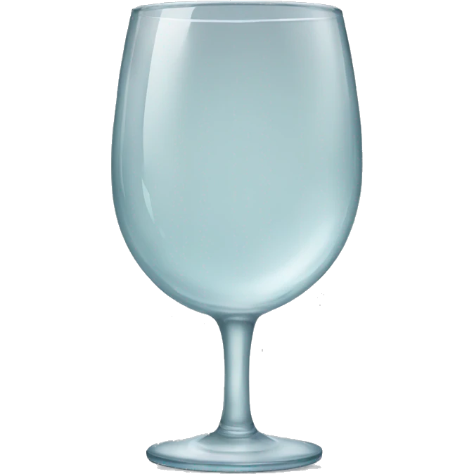 Empty glass emoji