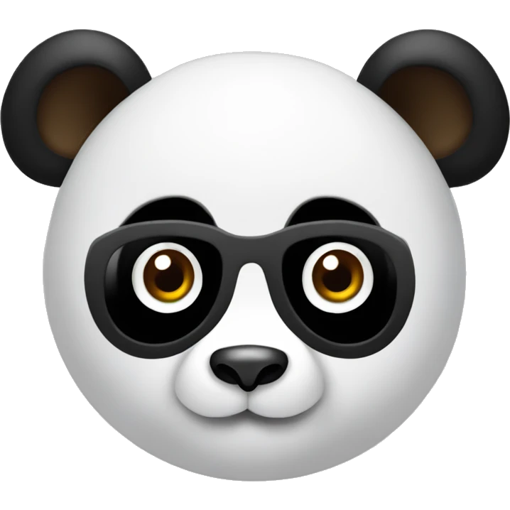 Panda eszik banántot emoji