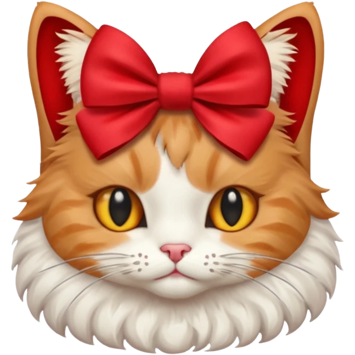 Cat with bow  emoji
