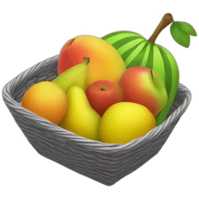 Fruit basket  emoji