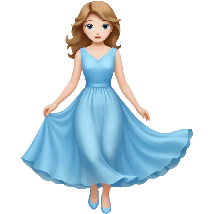 priscilla in movie pastel blue dress emoji
