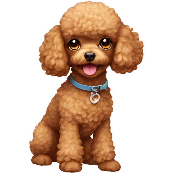 toy poodle emoji