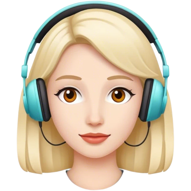 Coquette headphones emoji
