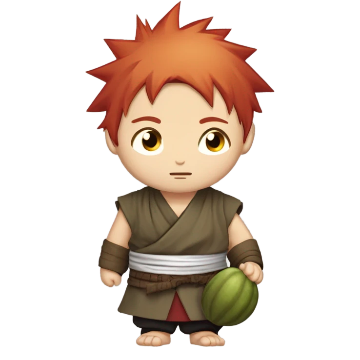 gaara from naruto emoji