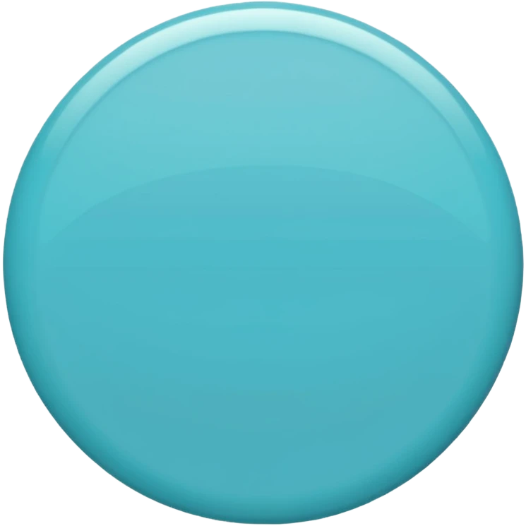 Cyan circle emoji