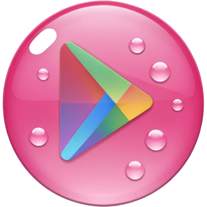 pink girly google play store emoji