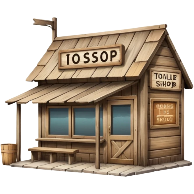 small roadside shop emoji
