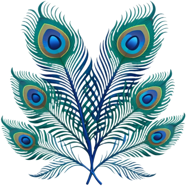 Peacock feathers emoji emoji