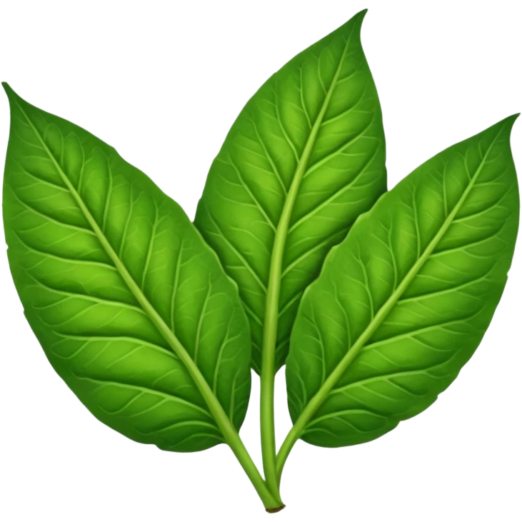 Tobacco leaf emoji