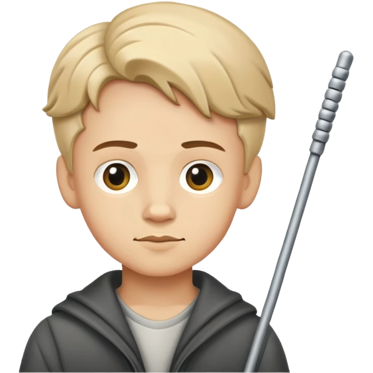 A german boy who folds metal sticks emoji