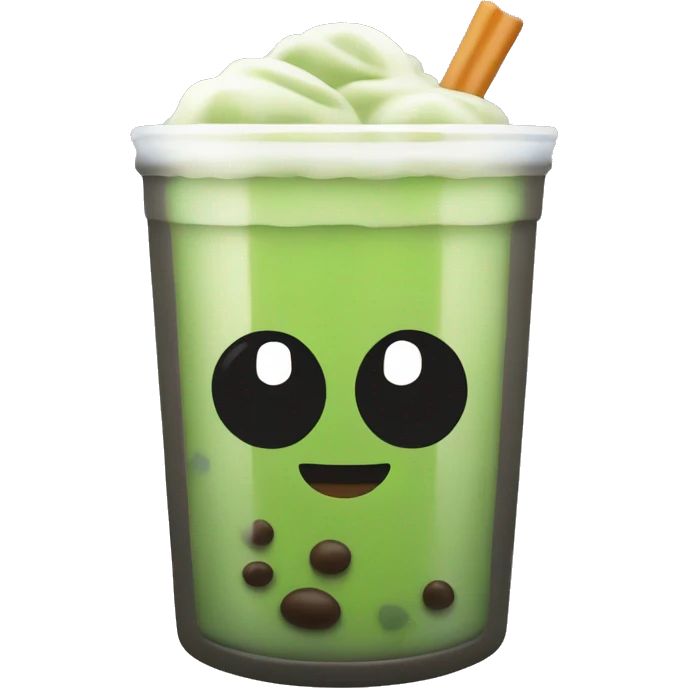 matcha boba tea emoji