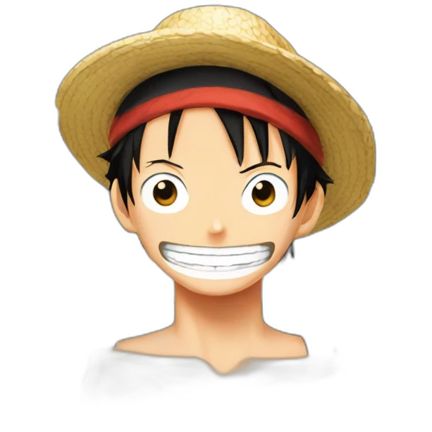 one piece luffy emoji